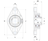 1-3/4"   SUCFL209-28