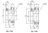 7/8" Spherical Insert Narrow Eccentric Locking Collar Ball Bearing - Standard Duty  AEL205-014