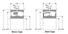 ISO Double Row Straight Bore Spherical Roller Bearing - Brass Cage  23120EMW33