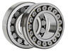 ISO Double Row Straight Bore Spherical Roller Bearing - Brass Cage  24072BL1C3