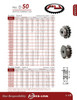 Plain Bore Double Tooth Sprocket  D50B60