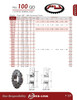 Hardened "QD" Split Taper Lock Bushing Sprocket  100E19H
