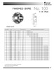 Hardened Finished Bore Sprocket  H100B32 X 2-7/16