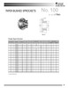 Hardened "Dodge®" Taper Lock Bushed Sprocket  H100BTB20