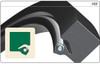 560mm (22.047") Metric All Rubber Split Single Lip Nitrile Oil Seal  560X604X20 HS8 R