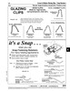 Wire Clazing Clip For Steel Sash 18 Ga Residential Steel Coppered   120-006