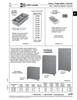 Storage Cabinet W/ 48 Drawers 34-1/8" W X 33-3/4" H X 12-1/4" D Steel Gray Baked Enamel   814-780