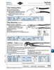 "Cobra" Pliers For Pipes 1/8" - 3" Dia. 400Mm (15-1/2") Long Chrome Vanadium Steelpolished Head Plastic-Coated Handles   876-1204