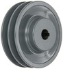 15.75 x 1-7/16" B Two Groove Fixed Bore Sheave  2BK160-1-7/16