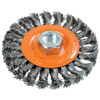4 x 5/8"-11 Knot Twisted Wire Brush   13L404