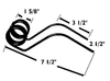Hesston Baler Tooth  TINHE-13