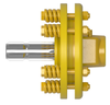 1-3/8"-6 Spline Male Shaft - 1-3/8"-6 Spline Female Push Pin QD - Friction Clutch Assembly  PTO5606006