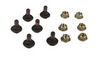 6 Pack Rotary Drum Mower Bolts w/Nuts  CUT01143