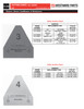 25 Pack Sickle Sections  CUT05008-25