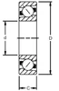 95 x 200 x 45mm Single Row Angular Contact Ball Bearing   7319 BM/CN