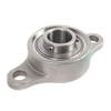 40mm Stainless Set Screw Rhombus Flange Block Assembly   SUCSFL208/FVSL613