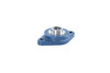 1-1/4" Hygienic Polymer Set Screw Rhombus Flange Block Assembly   SUCBFL207-20/FVSL613