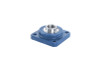 1-1/4" Hygienic Polymer Set Screw Flange Block Assembly   SUCBF206-20/FVSL613