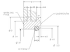 3-7/16" Labyrinth Bearing Block Seal  LO520/3-7/16