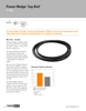 Metric Power Wedge® Cog Belt® V-Belt   XPB3870