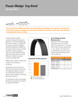Power Wedge® Cog Band® 3 Rib Banded V-Belt   R5VX1600-3
