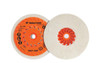 High Density Felt 5 Pc. 5 x 1/2 x 5/8" Felt Cup Disc   07T505