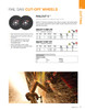 Railcut II Fast Cut® 10 Pc. 16 x 5/32 x 1" A-24 Cut-Off Wheel   11V165