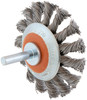 3 x 1/4" Knot Twisted Conical Wire Brush   WAL 13C270