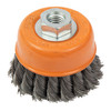 3 x 1/2"-13 Knot Twisted Cup Brush   13F303
