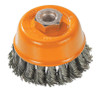 3 x 5/8"-11 Knot Twisted Cup Brush   13F304
