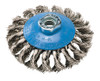 5 x 5/8"-11 Knot Twisted Conical Wire Brush   13H514