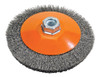 6 x 5/8"-11 Crimped Conical Wire Brush   13H654