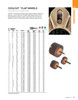 Coolcut® 10 Pc. 2-1/2 x 1-1/2 x 1/4" Flap Wheel   15F506