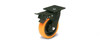 8" Locking Swivel Orange Polyurethane Wheel  TGC-30802-S