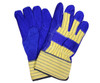 Winter Blue Split Cowhide Fitter Thinsulate® C40 Lined Yellow/Blue Stripe Canvasback  TGG-511
