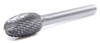 1/2" Oval DC Carbide Burr  SE-5