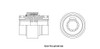 Quick Flex Splined Bore Coupler Half  QF25SPL14T12/24