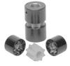 8mm Shaft Lovejoy® MSF-32 Mini Soft Style Coupling   MSF32-HUB-8MM-NKW