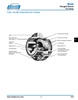3-7/8" Shaft Lovejoy® Series F-3 Flex Flanged Gear Coupling Half   F-3-HUB-3-7/8-5/8X5/16KW