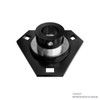 20mm Stamp Steel Eccentric Locking Collar Flange Block Assembly   RATR 20