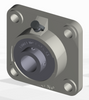 1-7/16" Survivor® Polymer Set Screw Flange Block Assembly   KCJ1 7/16 PS