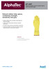 Ansell AlphaTec® Lined Latex Chemical Glove  87-297
