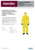 Ansell AlphaTec® 2300 Series Pathogen/Bloodborne Chemical Suit w/Hood  YY23-B-92-111