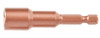 Magnetic Nut Driver Power Bit 7/16 x 2-1/2" Gold  73113