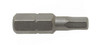 Hex Insert Bit 3/32 x 1" Plain Finish  78500