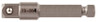 Socket Holder Power Bit 1/2 Dr. x 4" w/7/16" Hexbit  79864