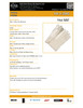 Hot Mill Cotton Glove w/Canvas Backhand & Gauntlet Cuff  10-1-28G