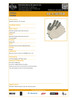 Seamless Knit Poly-Cotton Knitwrist PVC Dot Palm  10-1-367FD