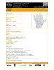 Dyneema® White Knitwrist Cut-Rez Glove  10-1-8010