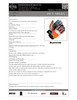 Xcavator Hi-Viz Orange Clarino® Leather Double Palm  20-1-10685